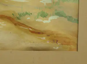 Jan Stapper - Ingelijste aquarel , Soestduinen – Lijst, 41 x 51 cm. – 1932 kopen? Bied vanaf 1!