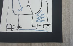 Antonio Saura - Triptico - zeefdruk - gesigneerd -1975 kopen? Bied vanaf 1!