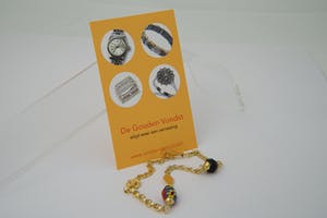 2523-  Surinaams 18 karaats geel-gouden zg. Alla Kondre armband - gekeurd kopen? Bied vanaf 180!