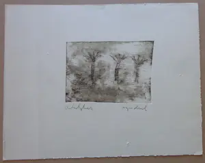 Anton Heyboer - DRIE BOMEN / ZW-W ETS / 39x50cm / SIG kaufen? Bieten Sie von 20!