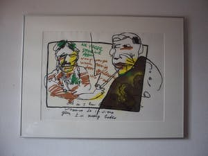 Herman Brood - Kleurenzeefdruk "Paddo's". kopen? Bied vanaf 125!