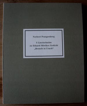 Norbert Prangenberg - Linosnede: "Besuch in Urach" kopen? Bied vanaf 80!