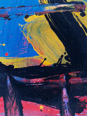 Erik Oldenhof - Groot , in 1996 geschilderd olieverf op board - abstracte compositie - ingelijst kopen? Bied vanaf 245!