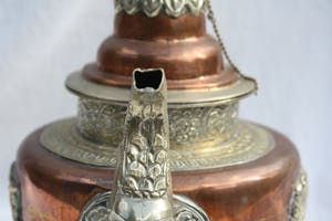 Niet of onleesbaar gesigneerd - Prachtge Oude Indiaanse Theepot (Eind 19e eeuw) kopen? Bied vanaf 1!