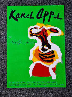 Karel Appel - drie originele jaren 70 affiches voor solo - exposities - in goede staat kopen? Bied vanaf 45!