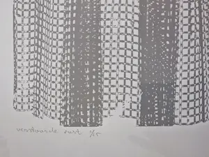 Gijs Winkelman - 1973 - in zeer kleine oplage (1/15) gemaakte zeefdruk "verstoorde rust" kopen? Bied vanaf 50!