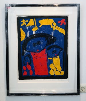 Giovanni Vetere - Moeder met kind ( met fraaie lijst) kopen? Bied vanaf 125!