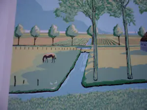 Marcus van Hoorn - Zeefdruk, Titel, "Hollandse Pyramide". kopen? Bied vanaf 35!