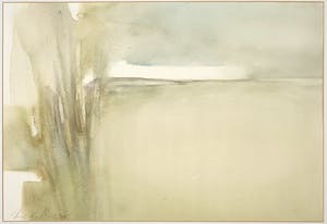 Wim de Bruin - Aquarel op papier, Abstract 2 kopen? Bied vanaf 1!