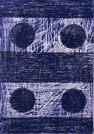 Piet Dieleman - Compositie met vier cirkels in kleurvariatie III kopen? Bied vanaf 75!