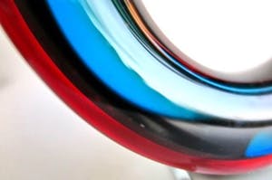 Vetro Design - Slangenfiguur - Massief gekleurd glas - Handgemaakt kopen? Bied vanaf 1!