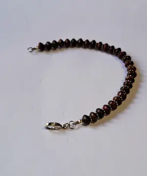 Nieuw Sterling zilveren armband gezet met ronde Eode jaspis kopen? Bied vanaf 45!