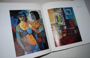 Henk Potters - Keramisch bord+Tegel+Gesign. boekwerk: 'Henk Potters, Kunstschilder en Keramist' kopen? Bied vanaf 40!