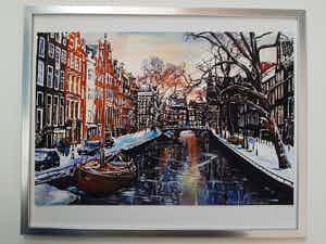 Elena Polyakova - Een winterdag in Amsterdam verkocht voor € 65!