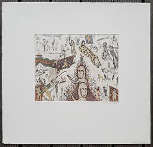 Felix Waske - Compositie met figuren, aquatint ets met vernis mou kopen? Bied vanaf 40!