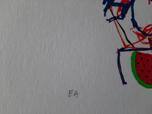 Herman Brood - Zeefdruk, Kook kunst kopen? Bied vanaf 60!