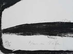 Bram van Velde - Compositie in zwart en wit, litho kopen? Bied vanaf 175!