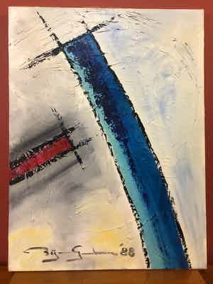 Gerard Bijnens - Abstract werk verkocht voor € 50!