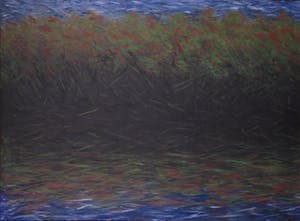 Joan Gijsbers - Acryl op doek, Waterkant - Ingelijst (Groot) kopen? Bied vanaf 1!
