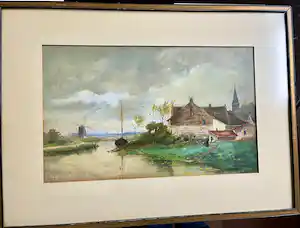 Theodor Koch - Landschap omstreeks 1880 verkocht voor € 100!