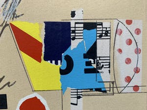 Sam Middleton - kleurenzeefdruk - 'Composition III' - 1997 kopen? Bied vanaf 70!