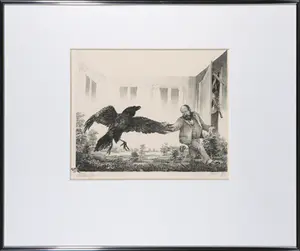 AcheterPeter Vos - Litho, The Old Man of Whitehaven - Ingelijst? Enchérissez de 150!
