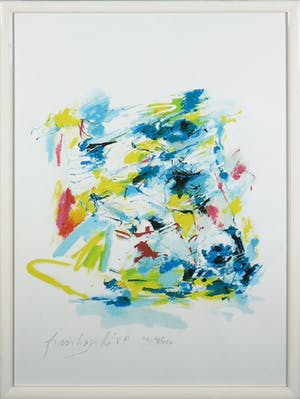 Frank Gude - Litho, Voetbal - Ingelijst kopen? Bied vanaf 1!