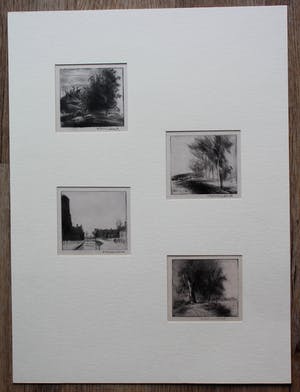 Theo Beerendonk - vier etsen op 1 blad kopen? Bied vanaf 65!