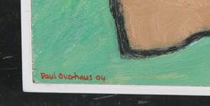 Paul Overhaus - Olieverf op board, Belgisch landschap II - Ingelijst kopen? Bied vanaf 70!