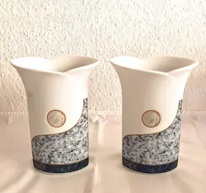 Buy Hutschenreuther - Porzellan Set (6-teilig) 2 Platten 2 Vasen 2 Kerzenständer IG BCE Jubiläum? Bid from 48!