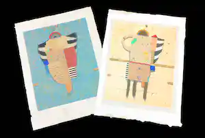 Cole Morgan - Lot van twee zeedrukken verkauft für € 100!