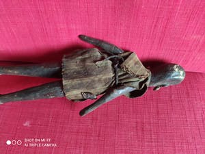 Dogon - houten POP, aangekleed kopen? Bied vanaf 1!