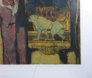 Ru van Rossem - Grote ets / aquatint, The Living Godess - Ingelijst kopen? Bied vanaf 150!