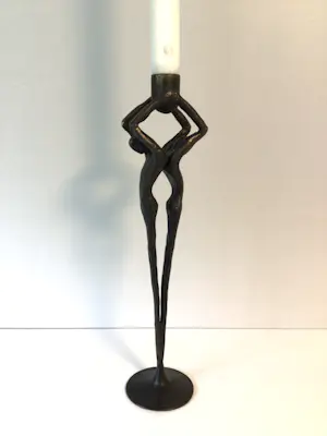 AcheterCorry Ammerlaan - Sculptuur / kaarsenstandaard “ KRACHTEN BUNDELEN “ 31 cm hoog !? Enchérissez de 1!