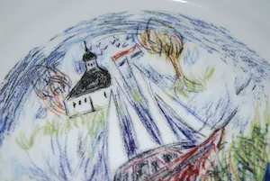 Corneille - Amsterdamse haven 2005 & zeefdruk op bord door Jan Sierhuis kopen? Bied vanaf 85!