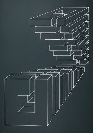 Harry Karssen - Lot van twee zeefdrukken, Z.t. Abstractie kopen? Bied vanaf 1!