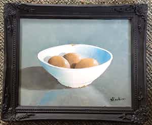 Henk Poeder - Eier schaaltje verkocht voor € 139!