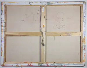 Chabab Tayefeh Mohajer - Gemengde techniek op doek, Tweeluik kopen? Bied vanaf 150!