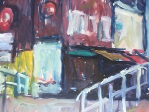 Antoon van Bakel - Stadsgezicht kopen? Bied vanaf 25!