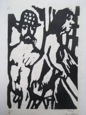 Aad de Haas - Houtsnede kopen? Bied vanaf 20!