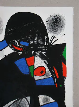 Joan Miro - Hommage à San Lazzaro - Originele lithografie - 1975 kopen? Bied vanaf 100!