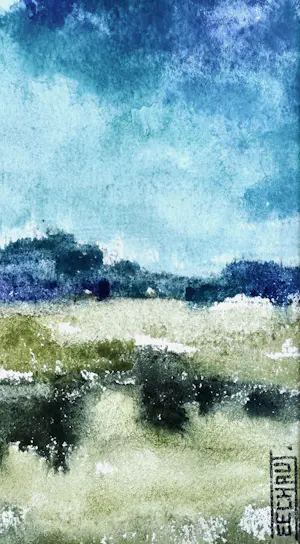 Eugène Eechaut - Bunte abstrakte Landschaft - Pfeiffer Gallery Ausstellung 1977 kopen? Bied vanaf 40!