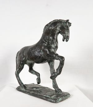 Margot Hudig-Heldring - Brons, Galopperend paard kopen? Bied vanaf 300!