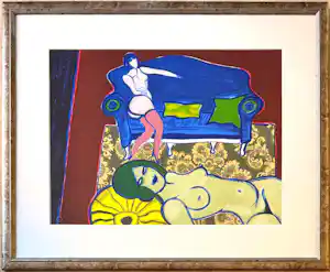 AcheterCorneille - 'Le Divan Bleu'? Enchérissez de 395!