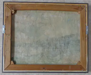 Krijn van Dijke - PAARD IN DE STAL / OLIEVERF DOEK / 44x53cm / KADER / SIG / 1943 kopen? Bied vanaf 65!