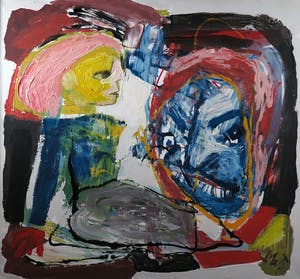 Martin van Wordragen - Olieverf op doek, Dollemina - Ingelijst (Groot) kopen? Bied vanaf 250!