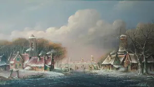 Thomas Heesakkers - Winterlandschap kopen? Bied vanaf 350!