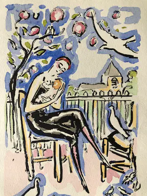 Kees van Dongen - Kees van Dongen - Moeder en kind - 1925 kopen? Bied vanaf 295!