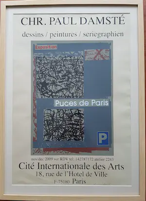 Christiaan Paul Damste - "Handgesigneerde affiche Parijs, 2009" Wordt u nu ATP aangeboden. kopen? Bied vanaf 1!
