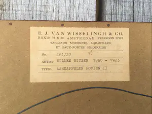 Willem Witsen - Aardappelen rooien kopen? Bied vanaf 140!
